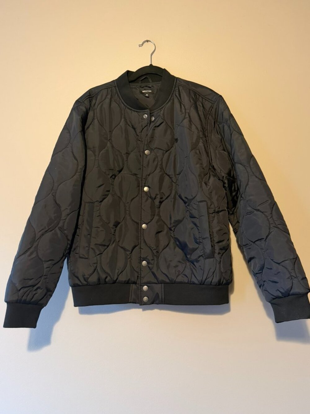 BRIXTON Dillinger Mens Quilted Bomber Jacket- Size M